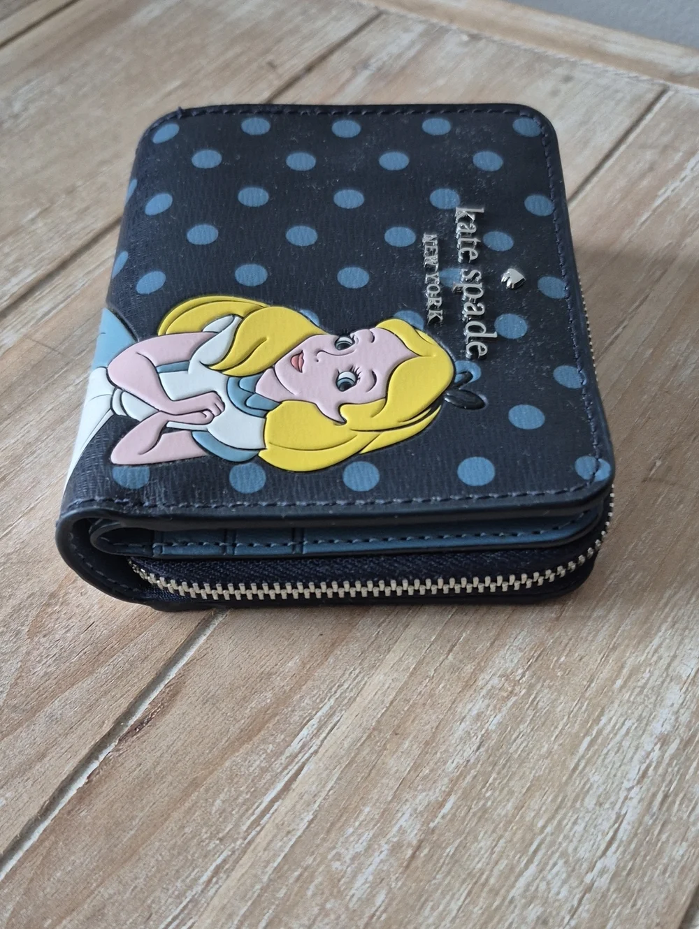 Kate Spade Disney Alice In Wonderland Wallet Blue